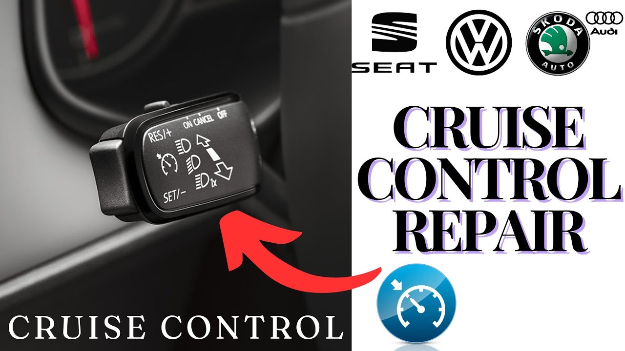 How to repair Cruise Control on Seat Ibiza WAG car range , Tempomat reparieren , control de crucero