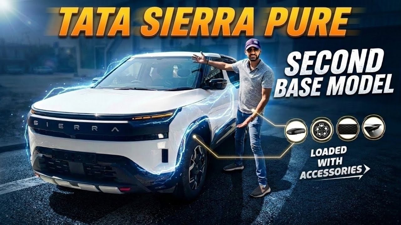 Tata Sierra Pure 🤓 Powerful & feature loaded Second Base Model 