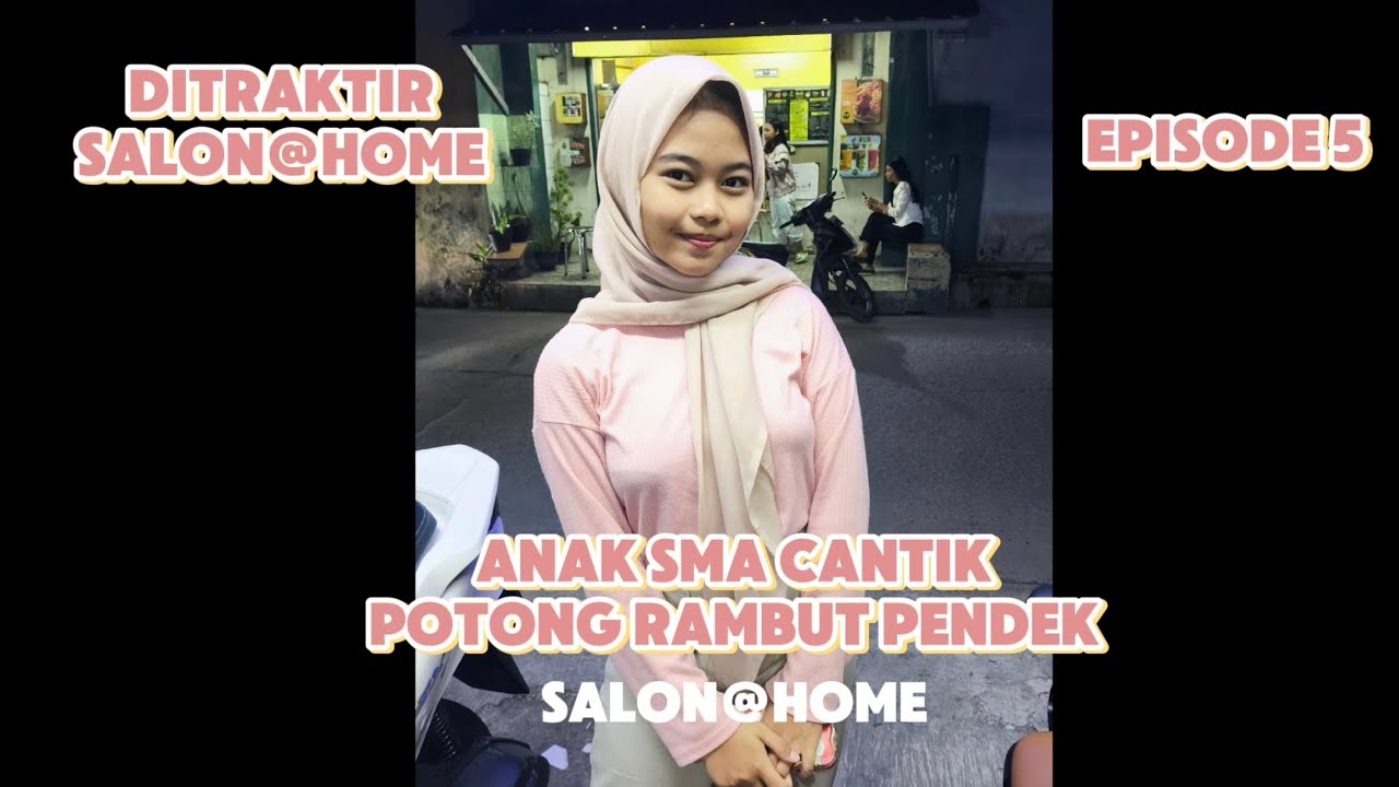Anak SMA Cantik Potong Rambut Korean Pixie Cut - DITRAKTIR SALON@HOME 8 #haircut #ditraktir
