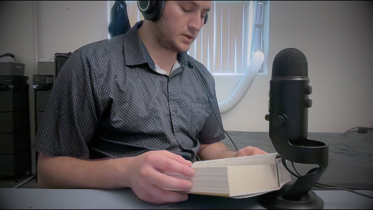 reading asmr with 
