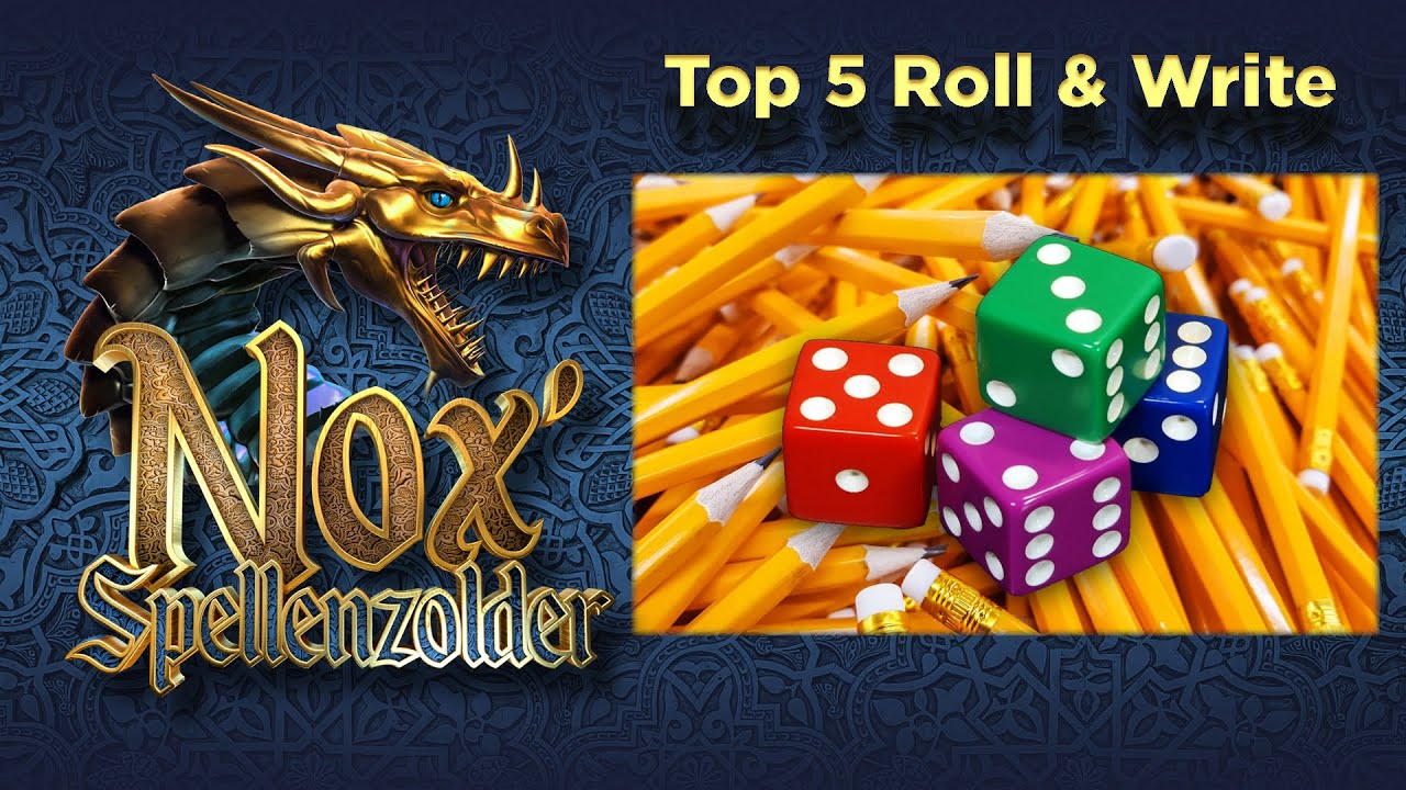 Top 5 Roll & Write met Charlotte Stolk