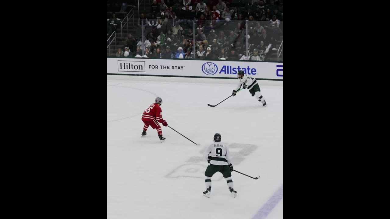 Porter Martone Second Period Goal vs. Ohio State | Michigan State Hockey