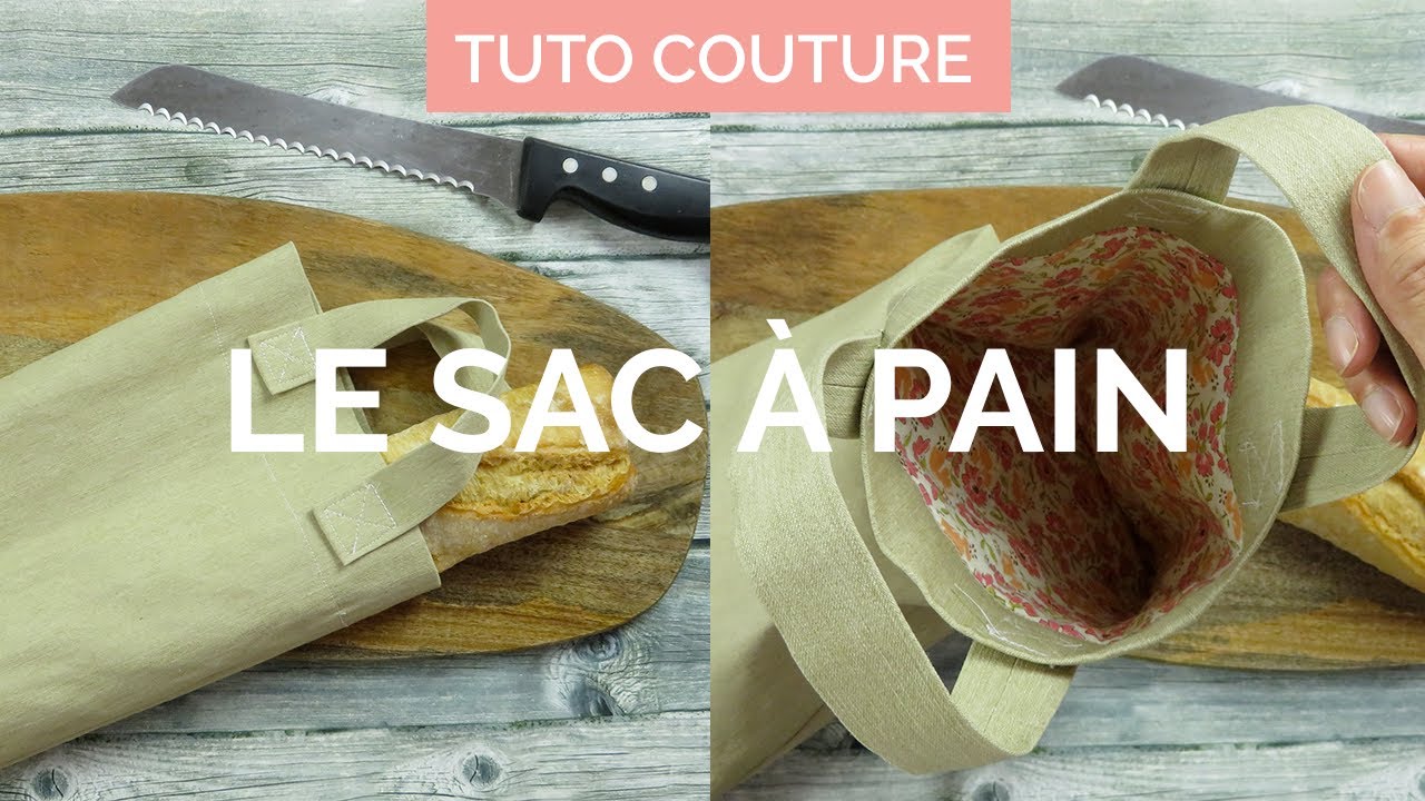 Coudre un sac à pain - Tuto couture facile