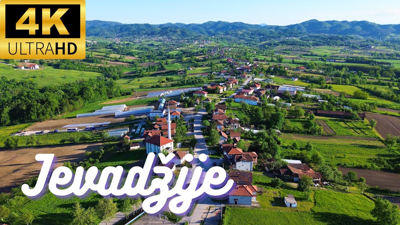 Jevadžije (Te&scaron;anj) : Snimka iz zraka / dron video (4K)