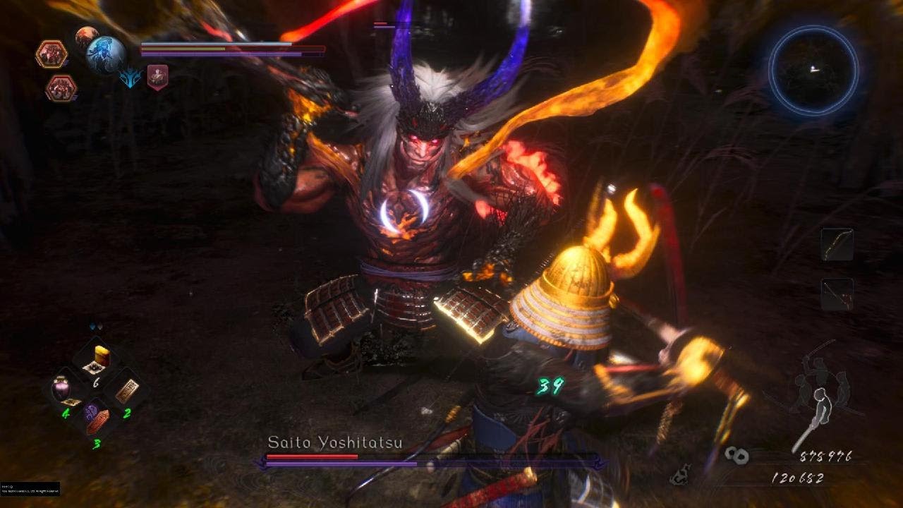 Nioh - The Point of No Return (Side Mission) - Saito Yoshitatsu