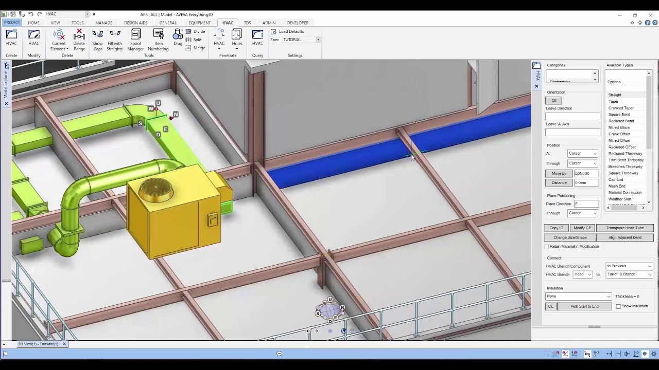 AVEVA E3D - HVAC Modelling