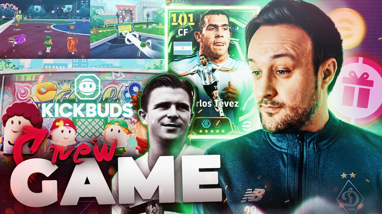 NEW football game from Konami! Epic Tevez & Puskas in eFootball