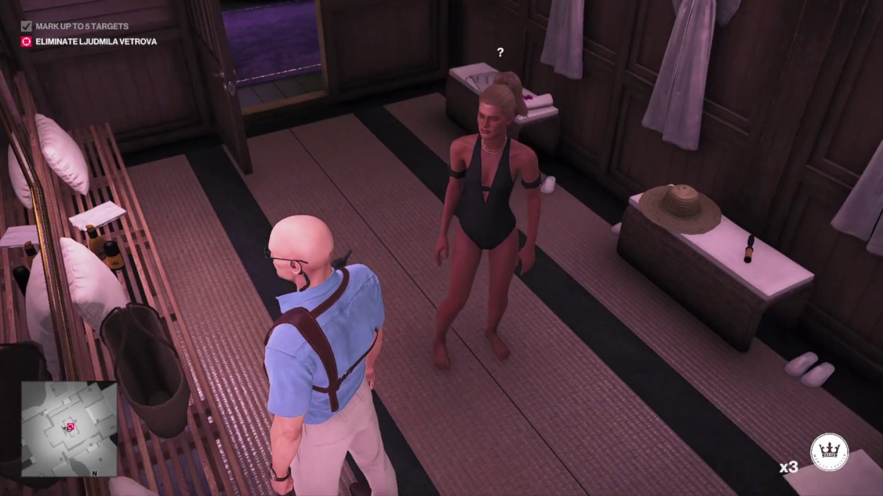 Hitman : Subdue Vetrova for 2 minutes