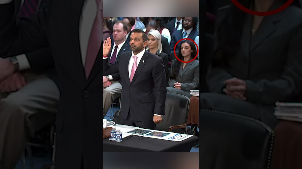 Kash Patel&rsquo;s girlfriend Alexis Wilkins makes rare appearance at high-stakes Senate hearing