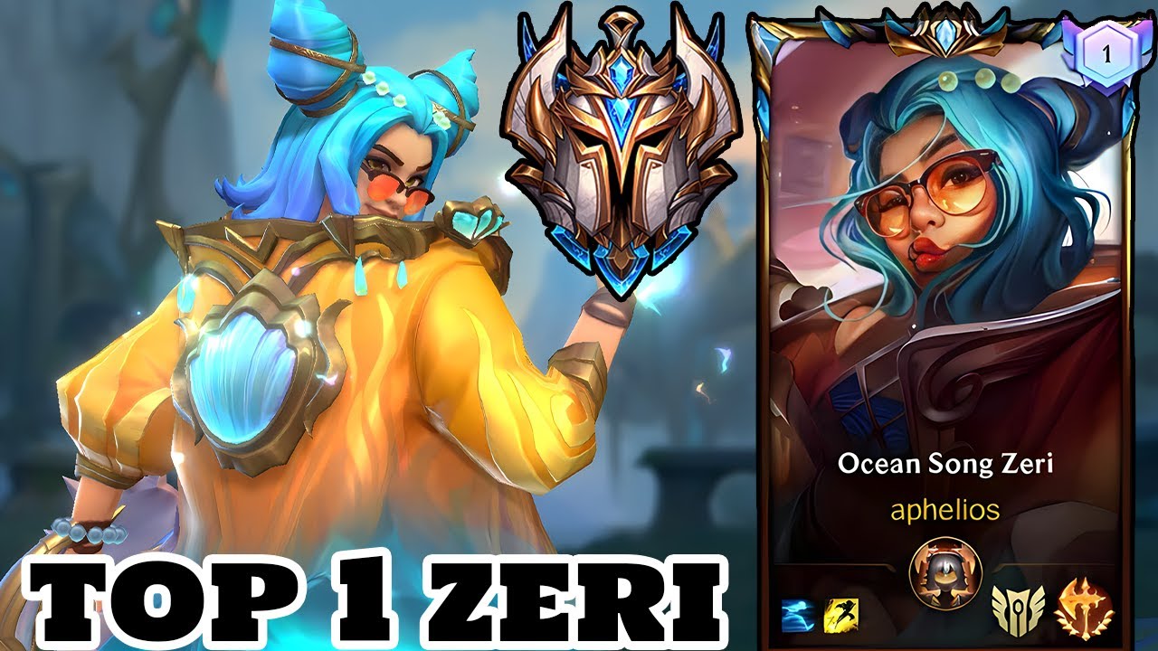 Wild Rift Zeri - Top 1 Zeri Gameplay Rank Challenger
