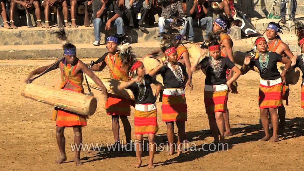 Wangala dance presented by the Garo tribe