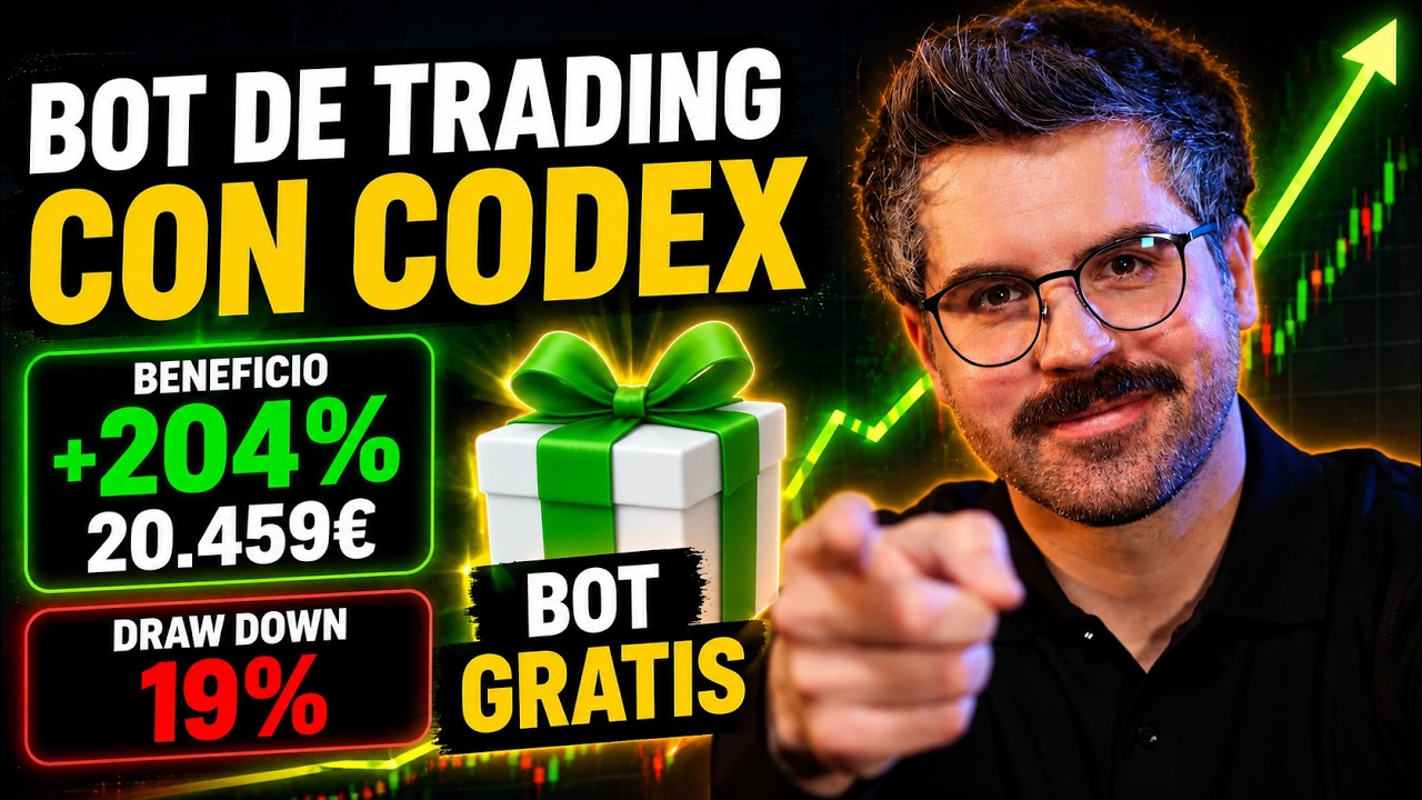 🎁 Cre&eacute; un Bot de Trading con Codex y Lo Regalo a Mis Alumnos