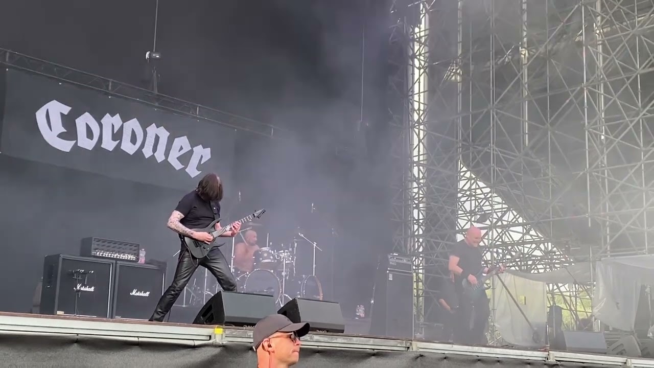 CORONER - Divine Step (Conspectu Mortis) - live Italy 7-7-2024