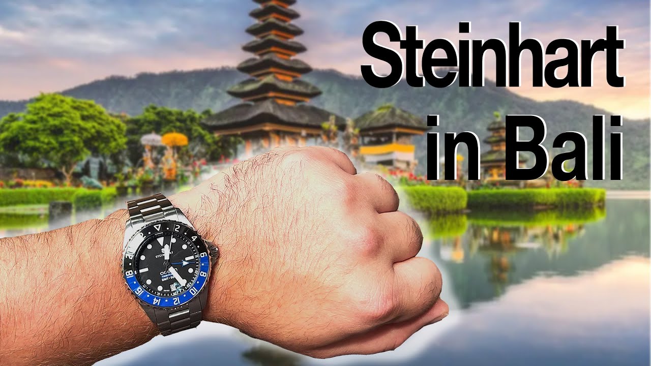 Travelling 1 month in Bali || Steinhart Ocean GMT 500m Premium || Steinhart Rolex Batman homage