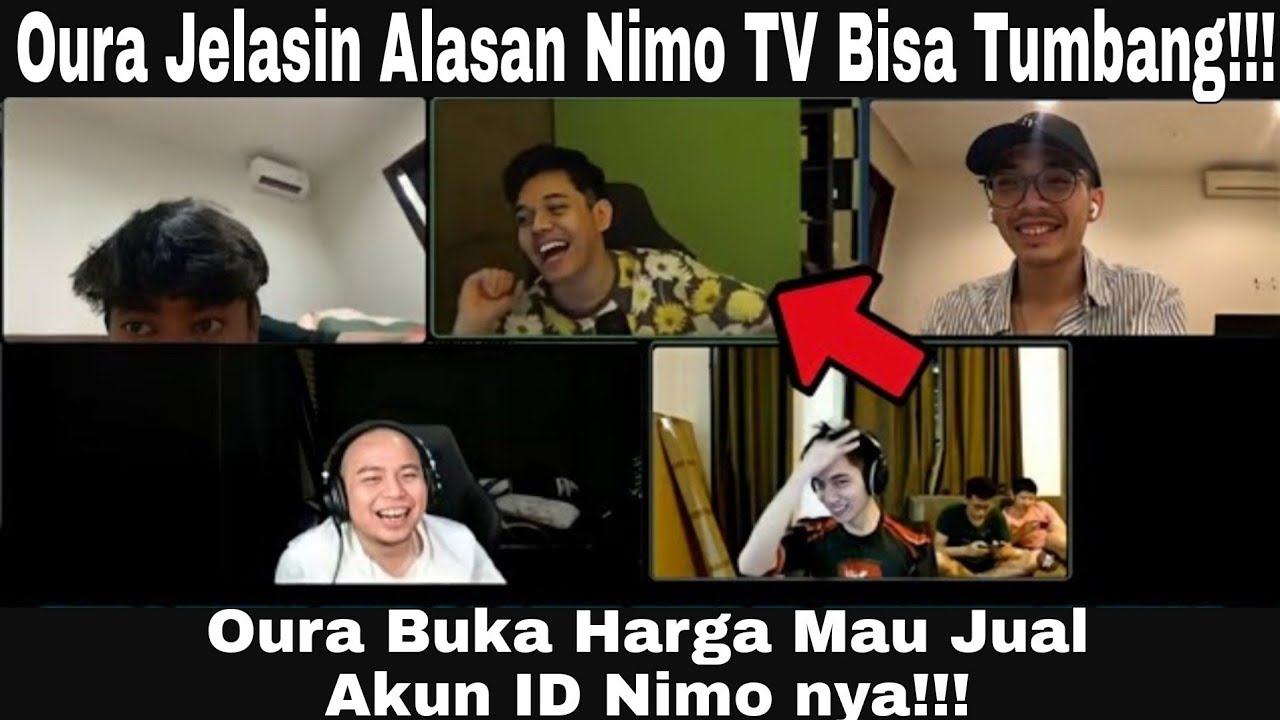 Oura Jelasin Alasan Nimo Tv Bisa Tumbang!!! Oura Buka Harga Mau Jual Akun ID Nimo nya!!!
