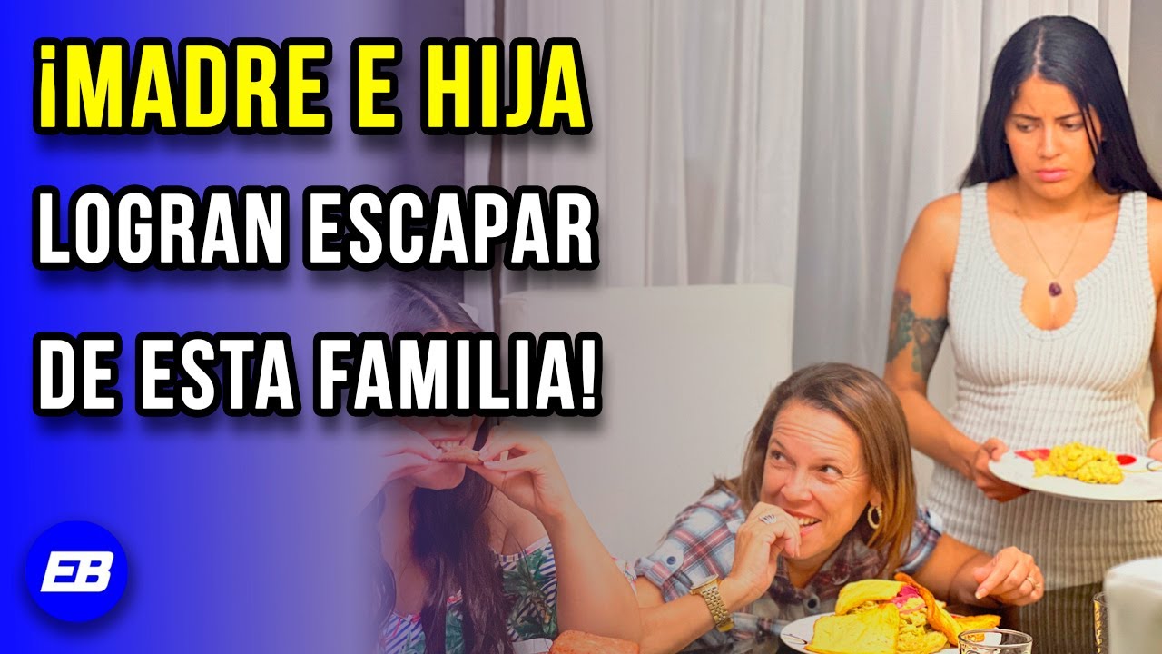 Madre con su hijo logran escapar de esta familia😓