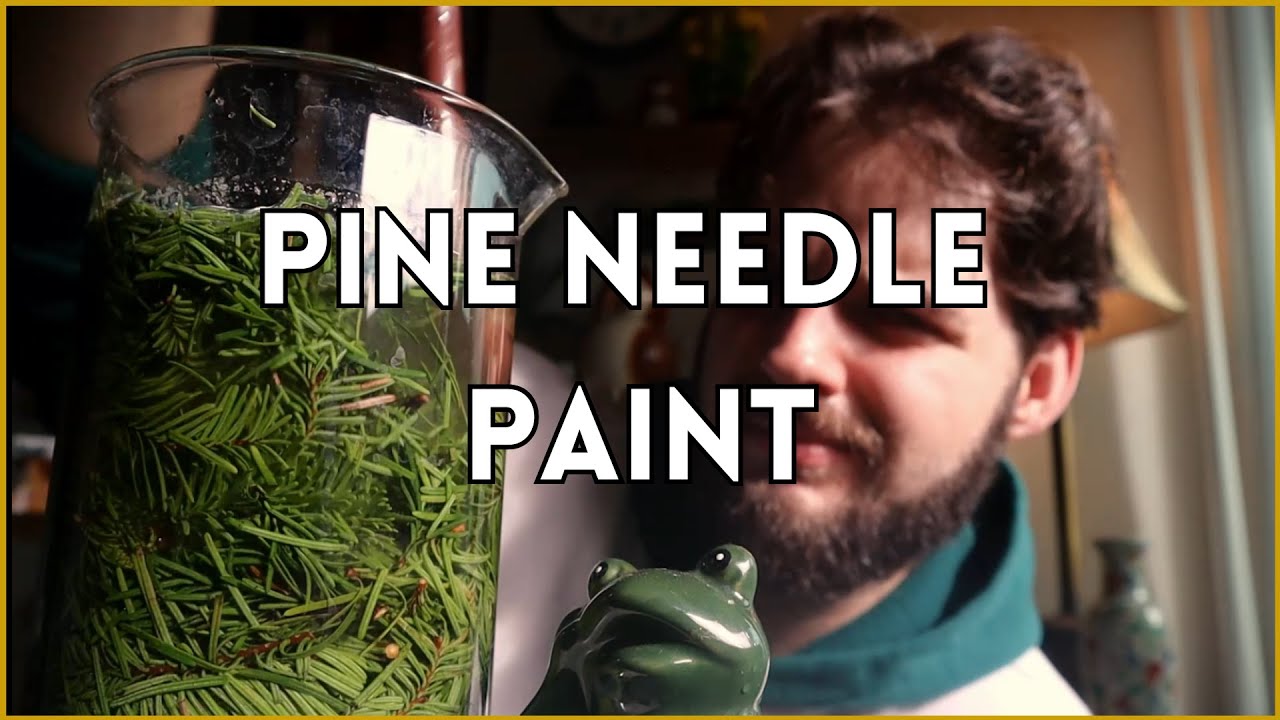 I turned Pine Needles into paint