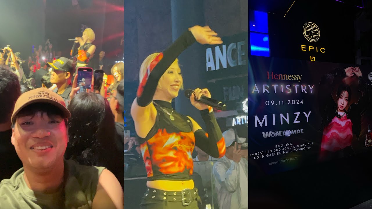 Minzy of 2NE1 in Cambodia