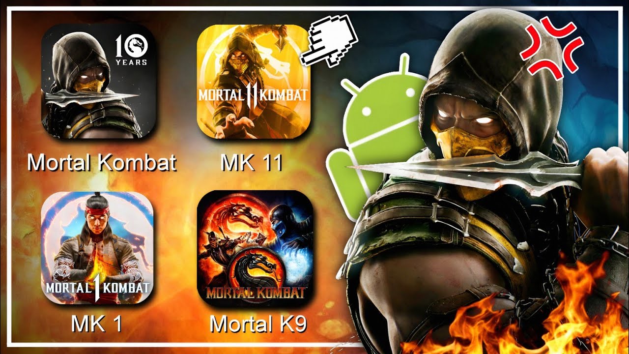 Probé TODOS los MORTAL KOMBAT para CELULAR 🤯🔥