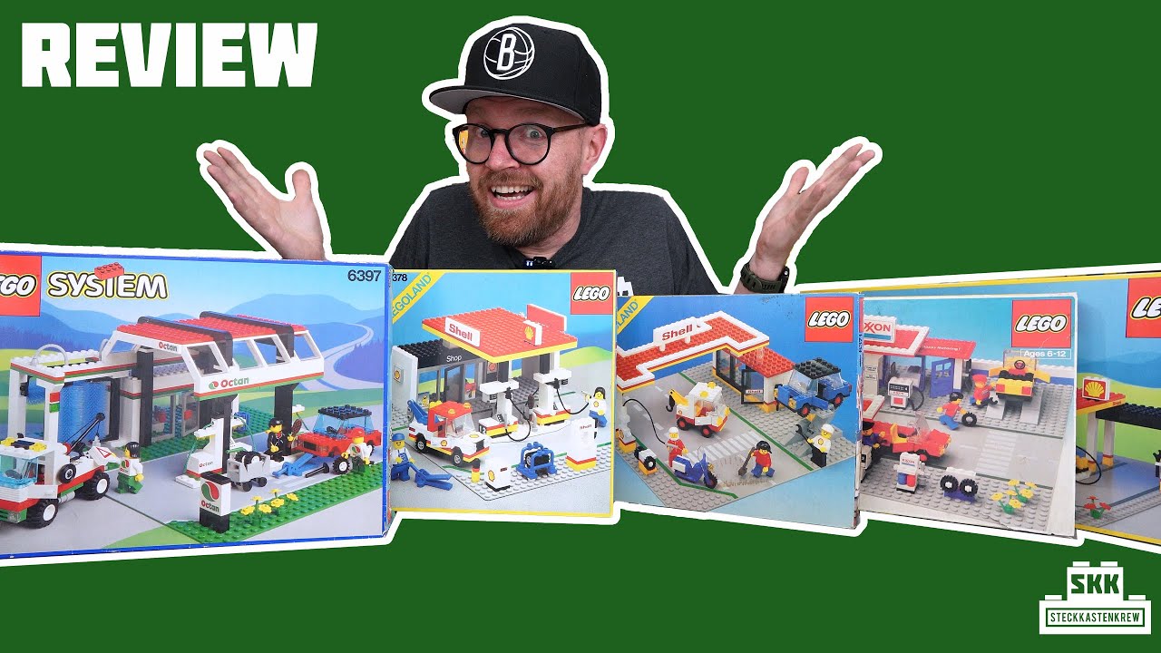 Welche würdest Du nehmen? LEGO®-Tankstellen von 1978 bis 1999