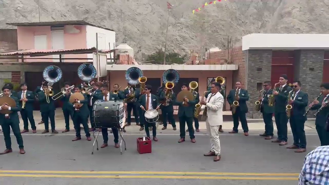 Banda Show Juventud Sociedad de Lima - Fiesta del Sagrado corazón de Jesús, Langla, Luanahuana