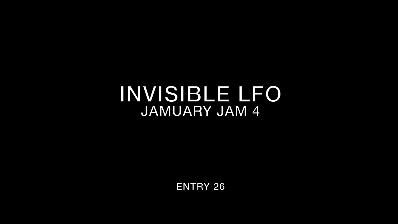 Jamuary 2025 Jam 4 Techno on modular with help from Moog sound studio Mother 32 and DFAM