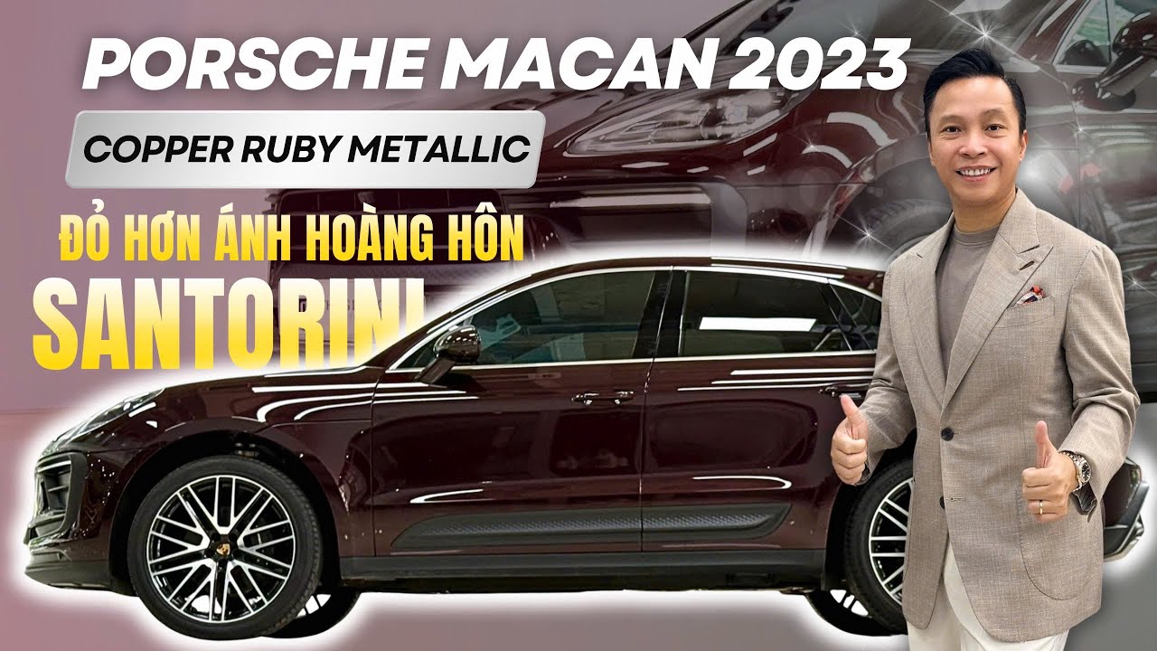 Check Giá Build Options Của Porsche Macan 2024 màu Copper Ruby Metallic đi 3.500km | Lê Minh Thành