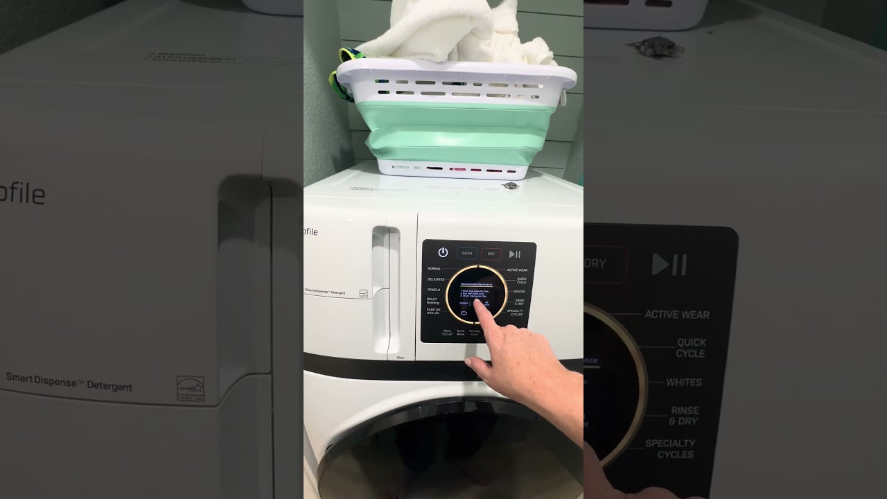 How to use the GE Profile Washer Dryer Combo