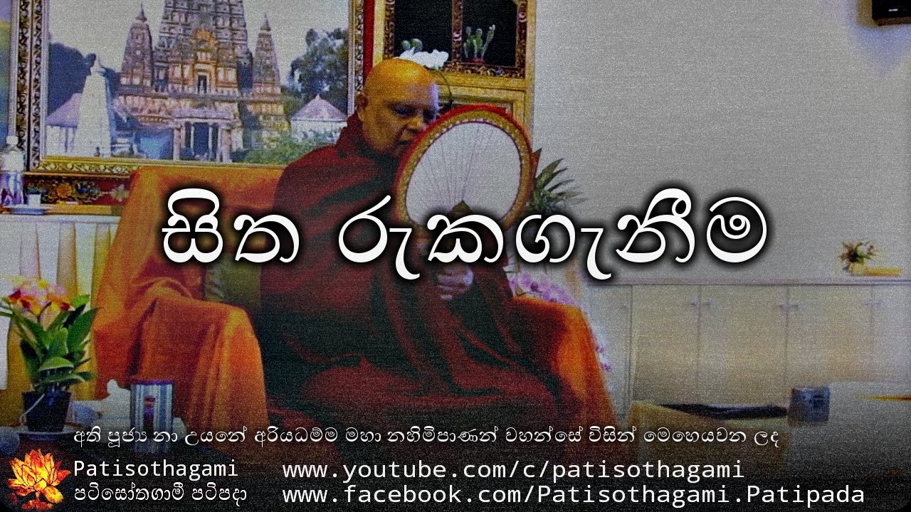 Sita Reka Geneema -  සිත රැකගැනීම +24 - Nauyane Ariyadhamma Thero