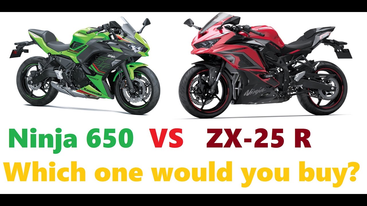 Kawasaki Ninja 650 vs Ninja ZX-25R - Which one to buy ? | Ninja650 vs ZX25R #ninja650 #ninjazx25r