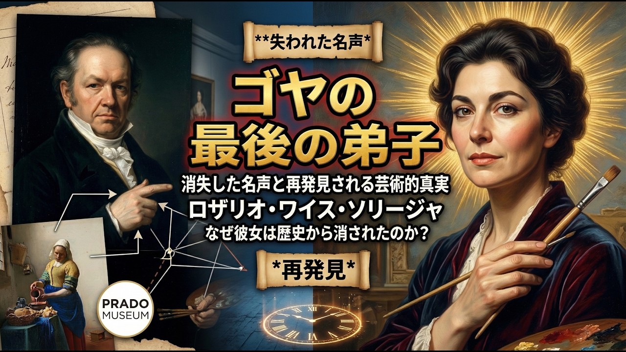 【美術史の闇】ゴヤの傑作は「別の人物」が描いた？歴史から消された天才少女ロザリオ・ワイスの数奇な生涯