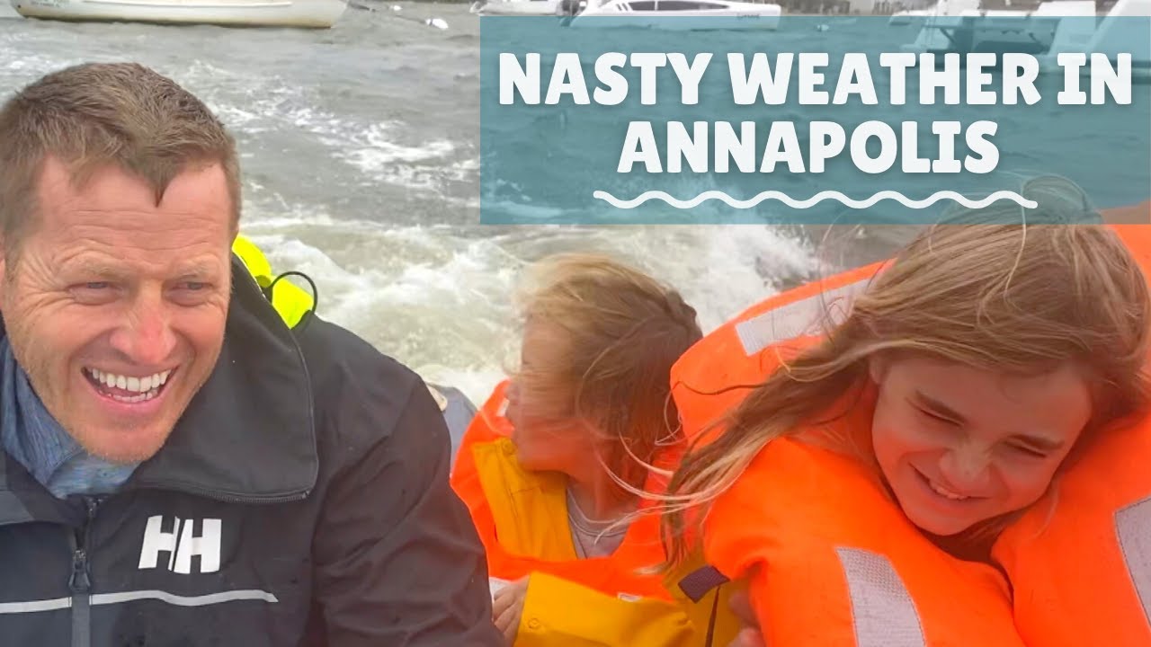 Nasty North East Weather!  #sailingvlog #growinguponaboat #catamaran #fountainepajot Ep 60
