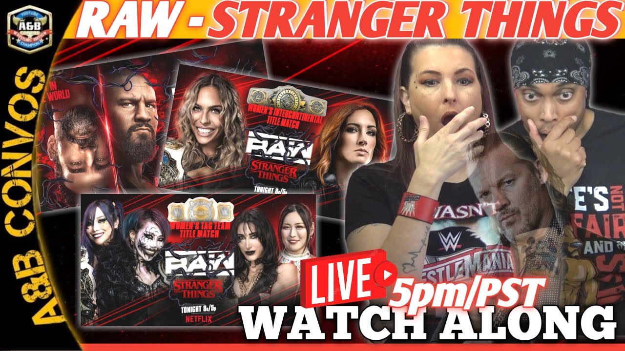 🔴 WWE Raw LIVE Stream | Stranger Things Episode! - Watch Along & Review 1/5/26