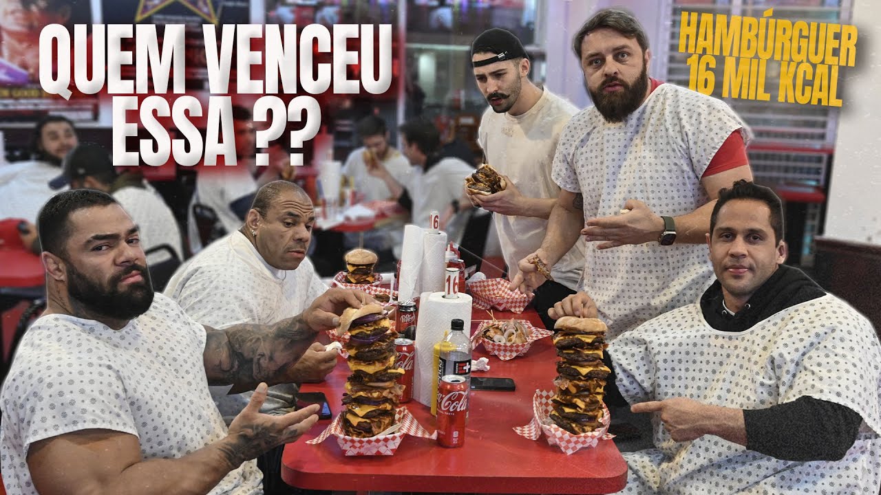 BRUNAO vs DR. | COMENDO O HAMBURGUER DE 16 MIL CALORIAS