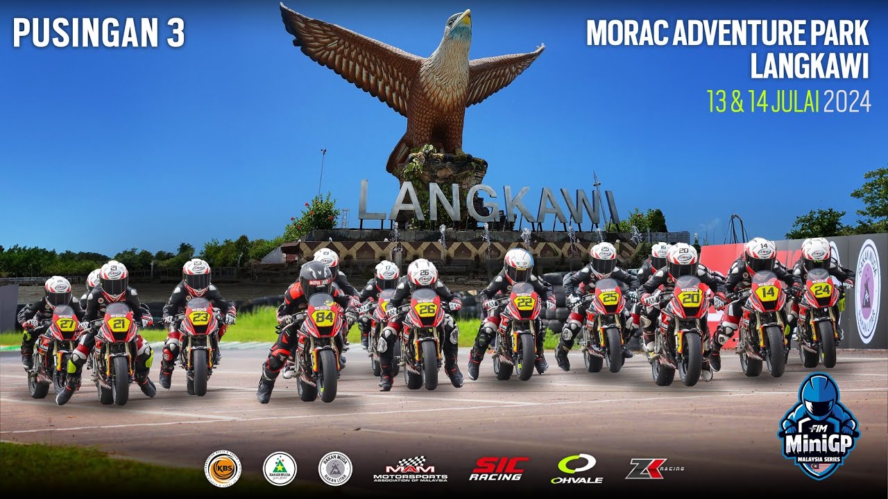 🔴[LIVE] FIM MINIGP SERIES ROUND 3 - LANGKAWI KEDAH