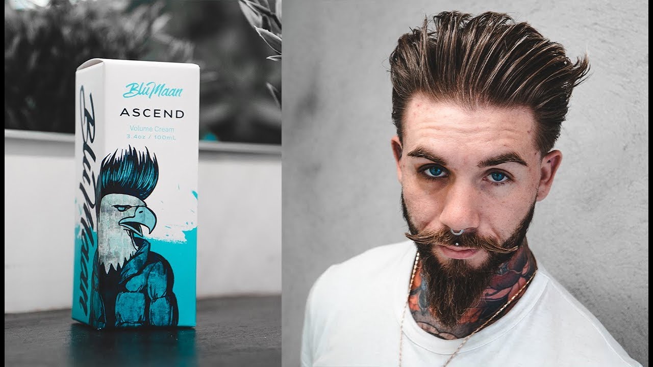 Men’s Haircut: Rockabilly Pompadour | Men’s Hair Style Tutorial | Using Ascend Volume Cream