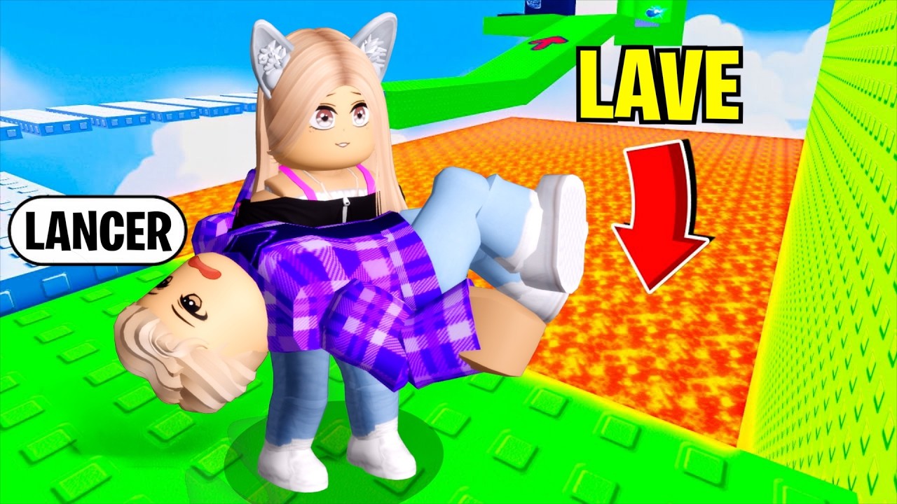 Je Pi&egrave;ge MON FR&Egrave;RE dans ROBLOX HUG TOWER !! (il rage)