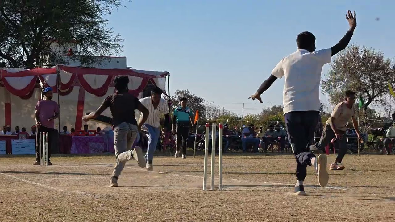 Final l KHORADIH vs TIKURIYA l 2nd innings 7th over Ankit Kumar 
