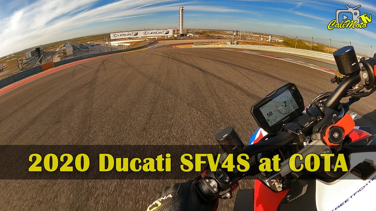 2020 Ducat Streetfighter V4 S at COTA | Bonus Ride