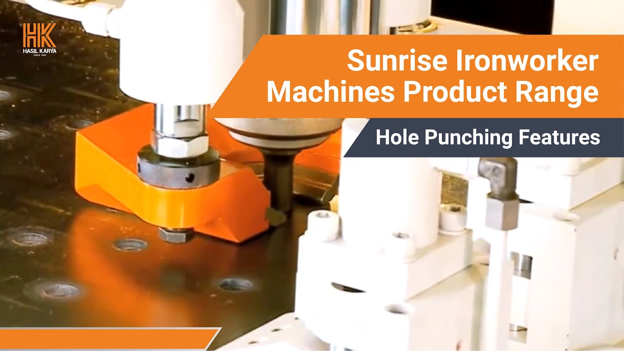 SUNRISE Ironworkers and Punching Machine Product Range Features