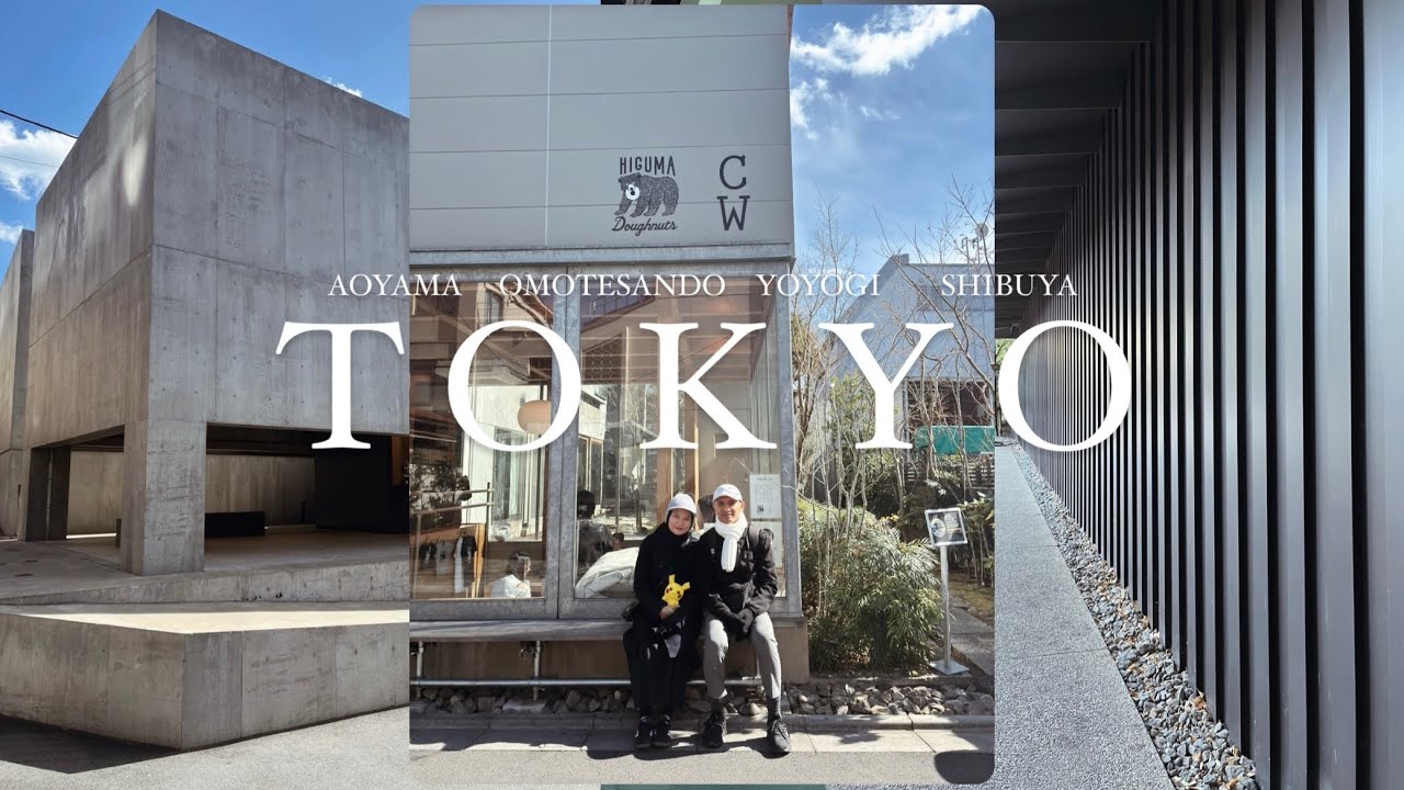 Tokyo Vlog Omotesando Aoyama Harajuku Yoyogi Shibuya tanpa kereta! Stores CoffeeHopping & Arsitektur