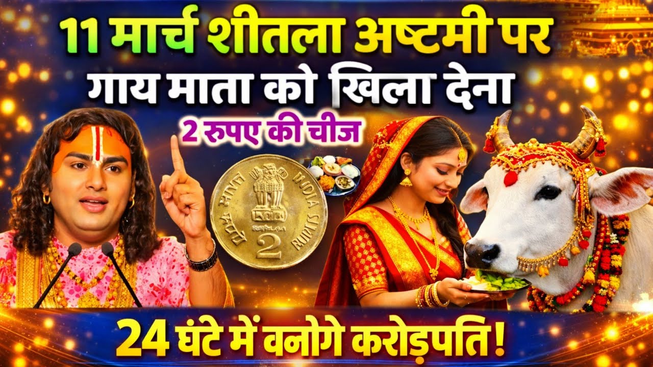 11 मार्च शीतला अष्टमी पर 😱 गाय माता को खिला देना 1 गुप्त चीज़ 😱 24 घंटे के अंदर होगी मनोकामना पूरी