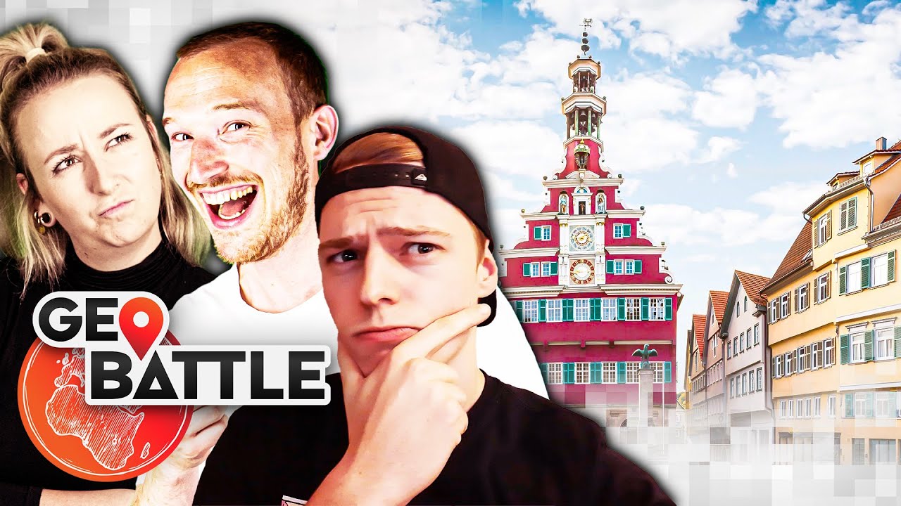 Wo liegt eigentlich Stuttgart? | Lars, Johanna & Timo spielen GeoGuessr | GEO BATTLE