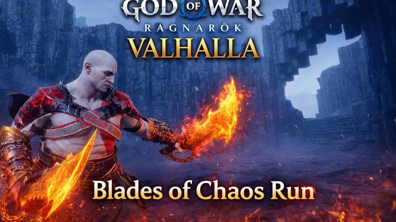 God of War: Ragnarök Valhalla- Blades of Chaos Run (FULL VDO)