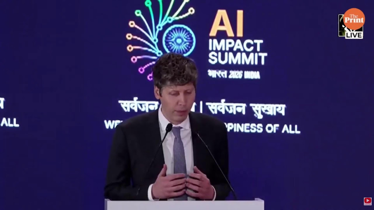 LIVE: OpenAI's Sam Altman address at India AI Impact Summit in Delhi