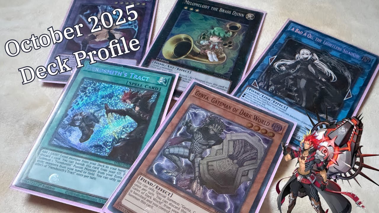 Профиль колоды для TCG &laquo;Dark World Fiendsmith Yu-Gi-Oh!&raquo; за октябрь 2025 г.