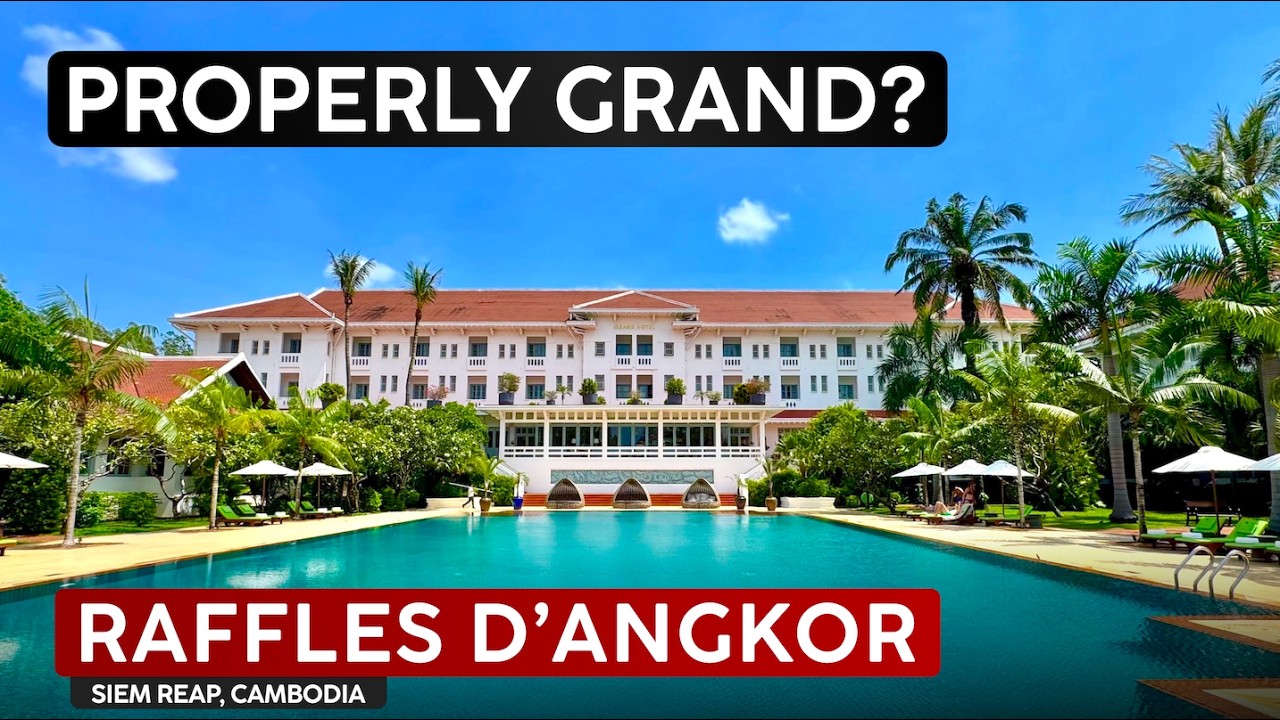 RAFFLES GRAND HOTEL D'ANGKOR Сиемреап, Камбоджа 🇰🇭 The Grande Dame ❰ Полный тур по отелю и отзыв ❱