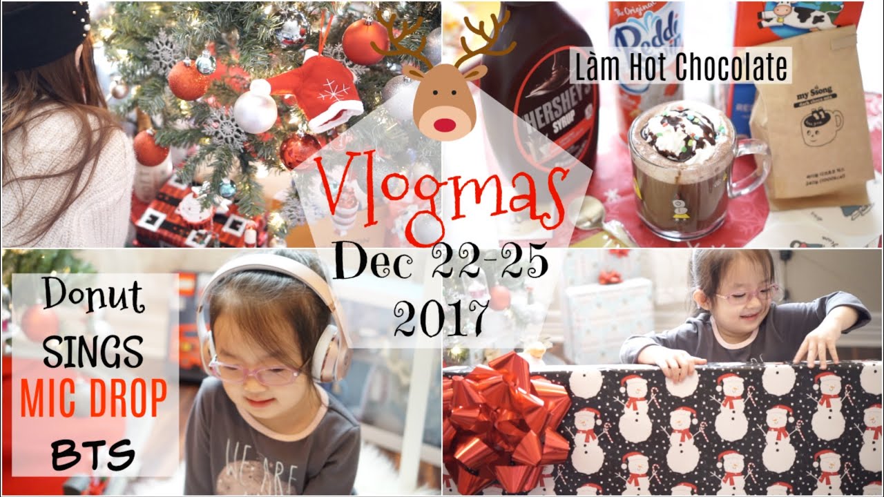 VLOGMAS 3 ♥ Cuối Tuần Phiên Bản GIÁNG SINH ♥ Mở Quà ♥ Làm Hot Chocolate  | mattalehang