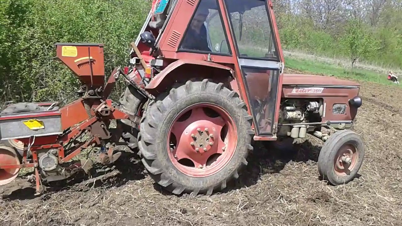Zetor 35 11 - Sejanje sa Imt 640
