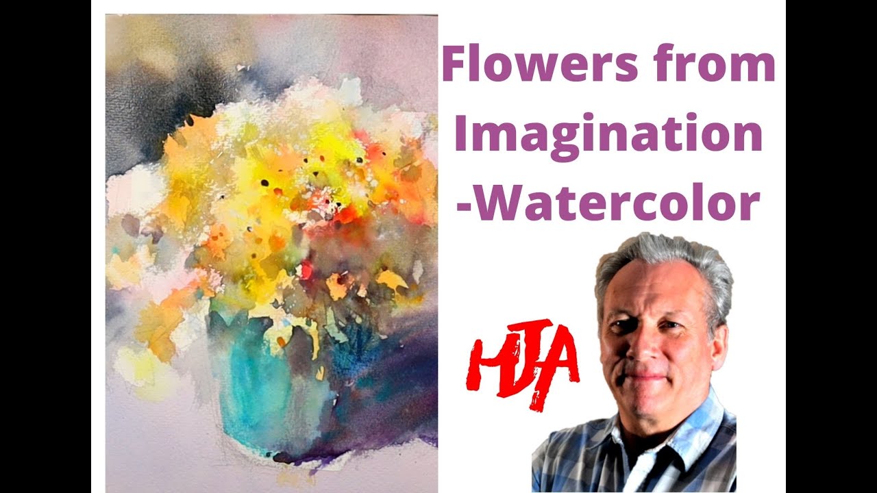 Online Watercolor Painting Tuition - Flowers From Imagination